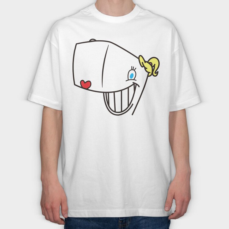 SpongeBob Faces 7, Tricou Oversize Barbati (Unisex)