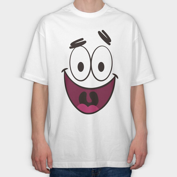 SpongeBob Faces 2, Tricou Oversize Barbati (Unisex)