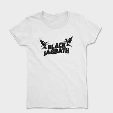 BLACK SABBATH Band logo art, Tricou Femei