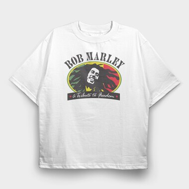 BOB MARLEY Art1, Tricou Oversize Barbati (Unisex)