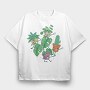 Dabbing Plants Cute, Tricou Oversize Barbati (Unisex)