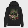 Flowers And Leaves Nature Cottagecore Herbology, Hanorac Oversize Barbati (Unisex)