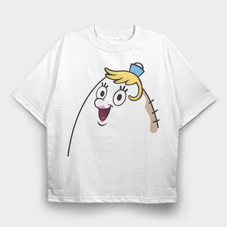 SpongeBob Faces 9, Tricou Oversize Barbati (Unisex)