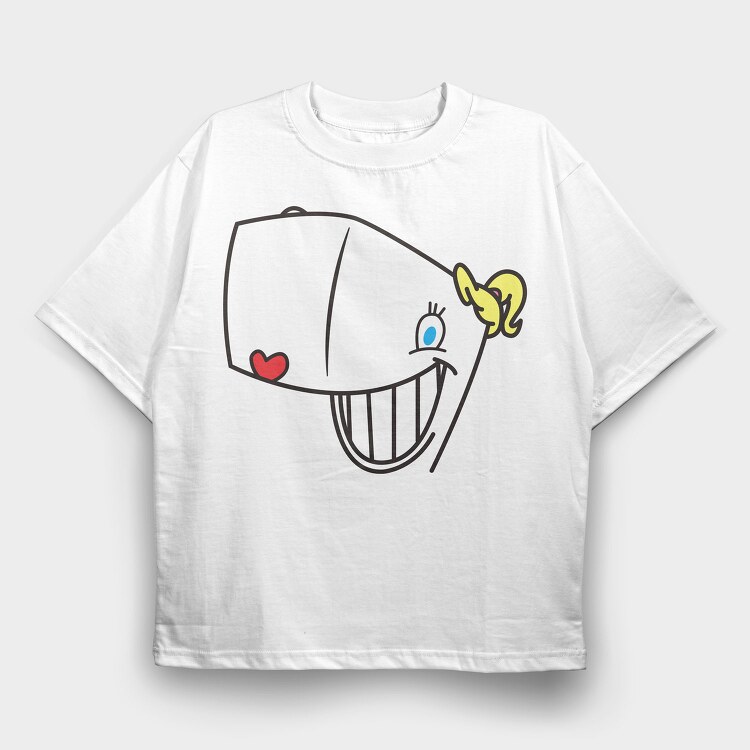 SpongeBob Faces 7, Tricou Oversize Barbati (Unisex)