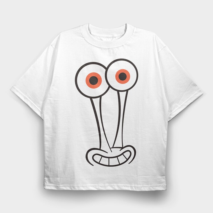 SpongeBob Faces 6, Tricou Oversize Barbati (Unisex)