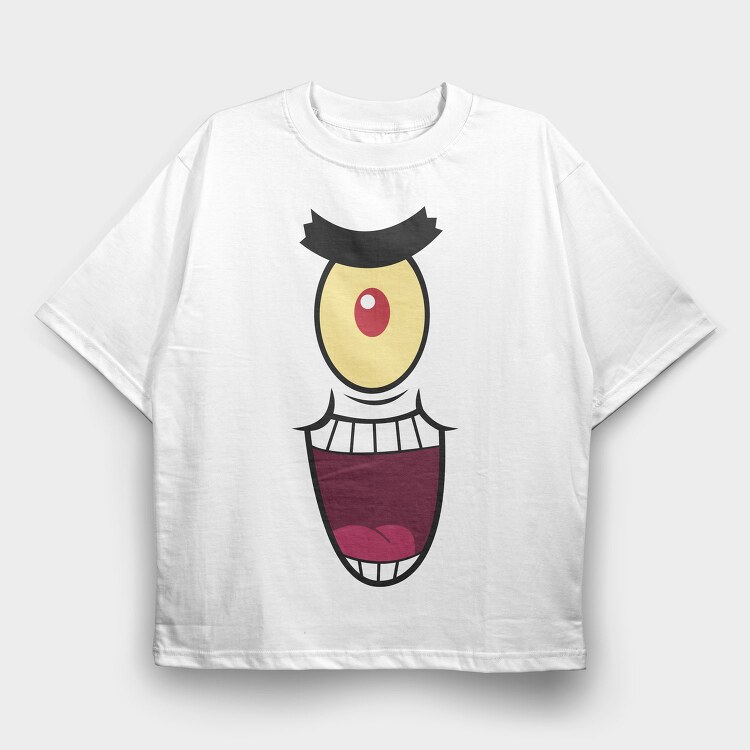 SpongeBob Faces 5, Tricou Oversize Barbati (Unisex)
