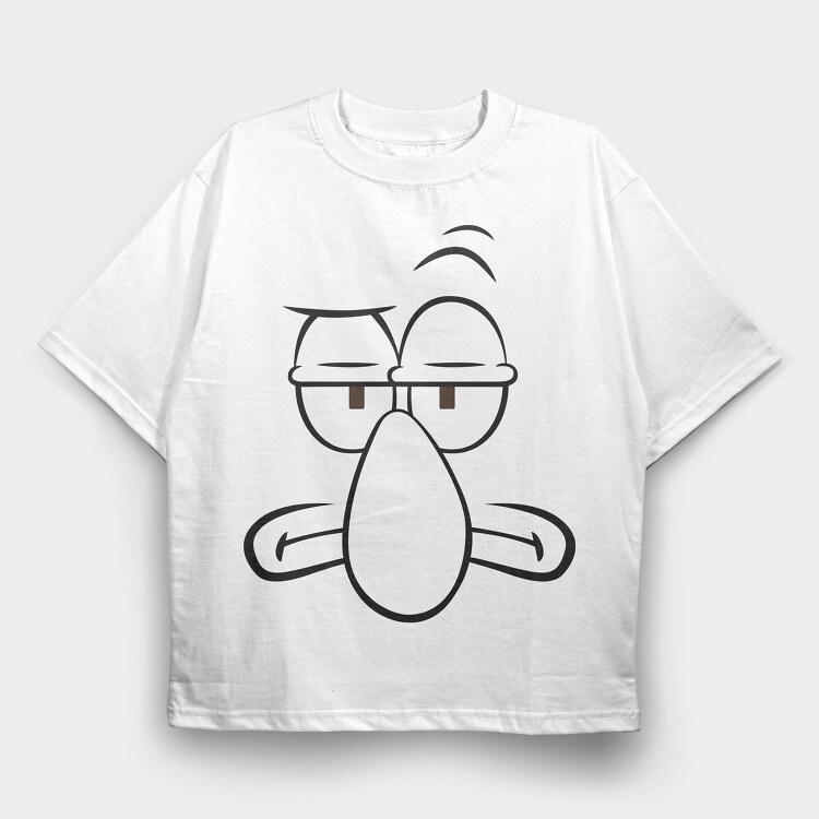 SpongeBob Faces 4, Tricou Oversize Barbati (Unisex)