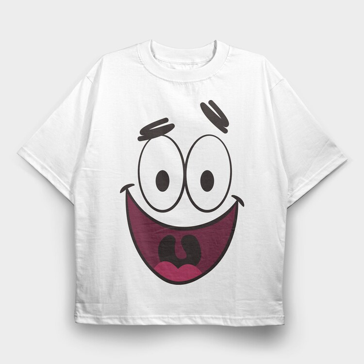 SpongeBob Faces 2, Tricou Oversize Barbati (Unisex)