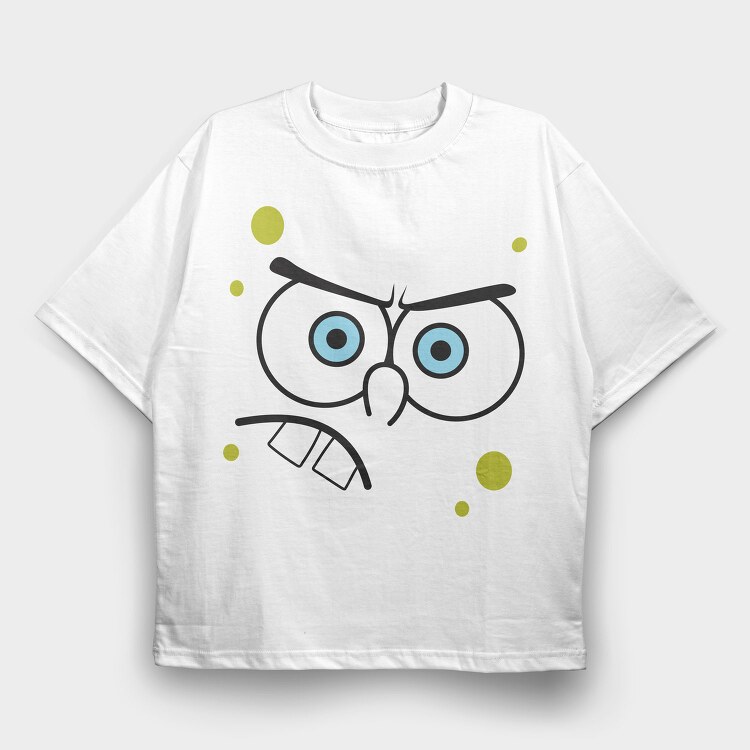 SpongeBob Faces 19, Tricou Oversize Barbati (Unisex)