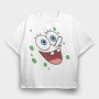 SpongeBob Faces 17, Tricou Oversize Barbati (Unisex)