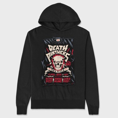 DEATH PANTHERS, Hanorac Oversize Barbati (Unisex)