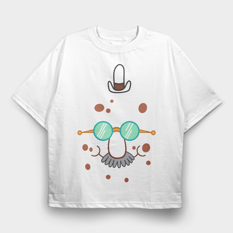 SpongeBob Faces 14, Tricou Oversize Barbati (Unisex)