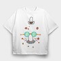 SpongeBob Faces 14, Tricou Oversize Barbati (Unisex)