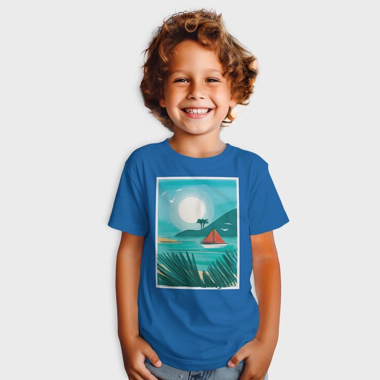 Watercolor Beach, Tricou Copii