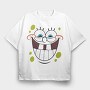 SpongeBob face 9, Tricou Oversize Barbati (Unisex)