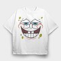 SpongeBob face 7, Tricou Oversize Barbati (Unisex)
