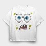 SpongeBob face 6, Tricou Oversize Barbati (Unisex)