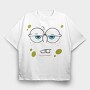 SpongeBob face 5, Tricou Oversize Barbati (Unisex)