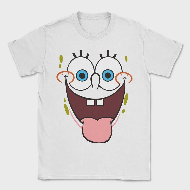 SpongeBob face 3, Tricou Barbati (Unisex)