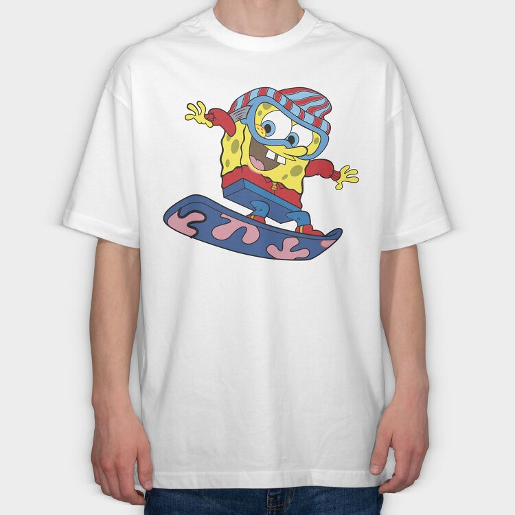 SpongeBob 8, Tricou Oversize Barbati (Unisex)