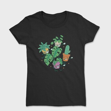 Dabbing Plants Cute, Tricou Femei