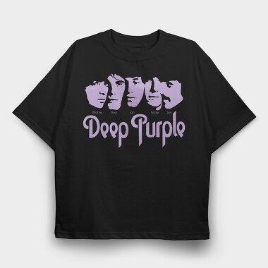 DEEP PURPLE Art1, Tricou Oversize Barbati (Unisex)
