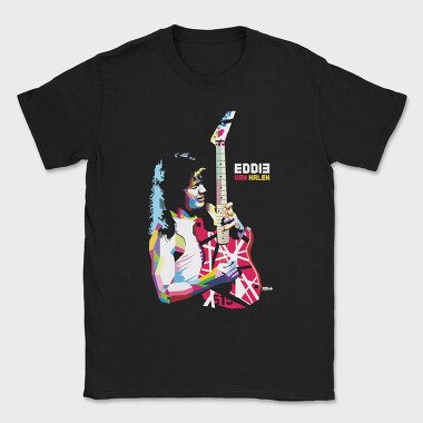 EDDIE VAN HALEN, Tricou Barbati (Unisex)