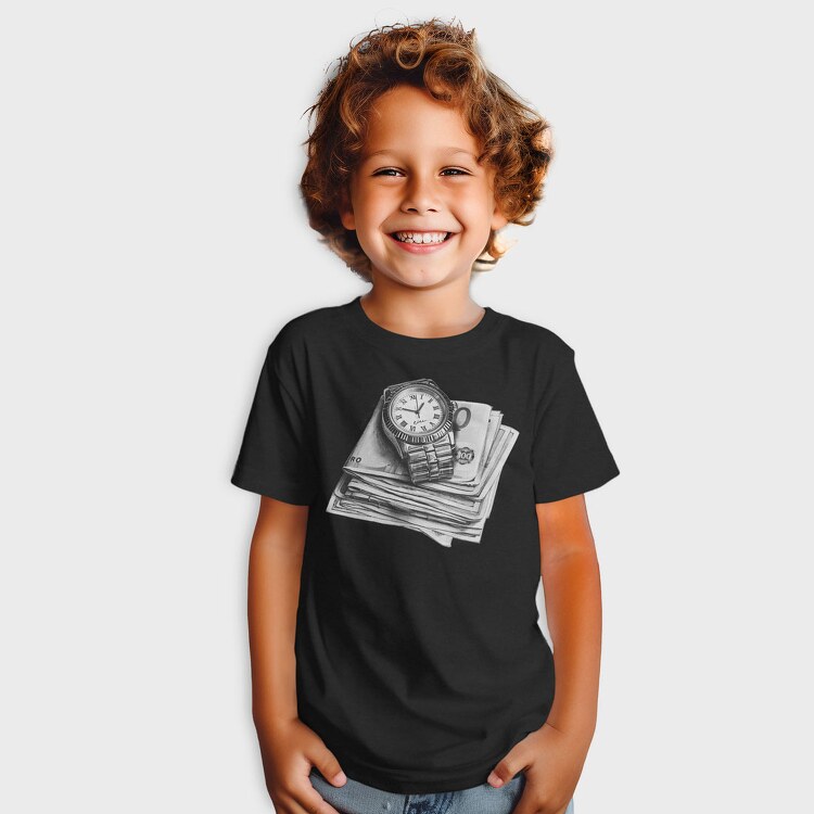 Watch and Money Stack, Tricou Copii