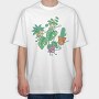 Dabbing Plants Cute, Tricou Oversize Barbati (Unisex)