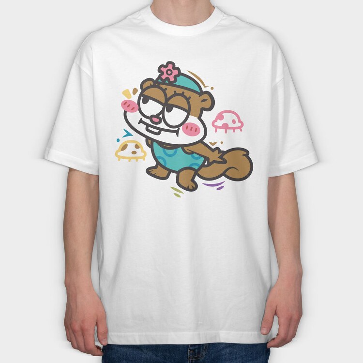 SpongeBob 24, Tricou Oversize Barbati (Unisex)