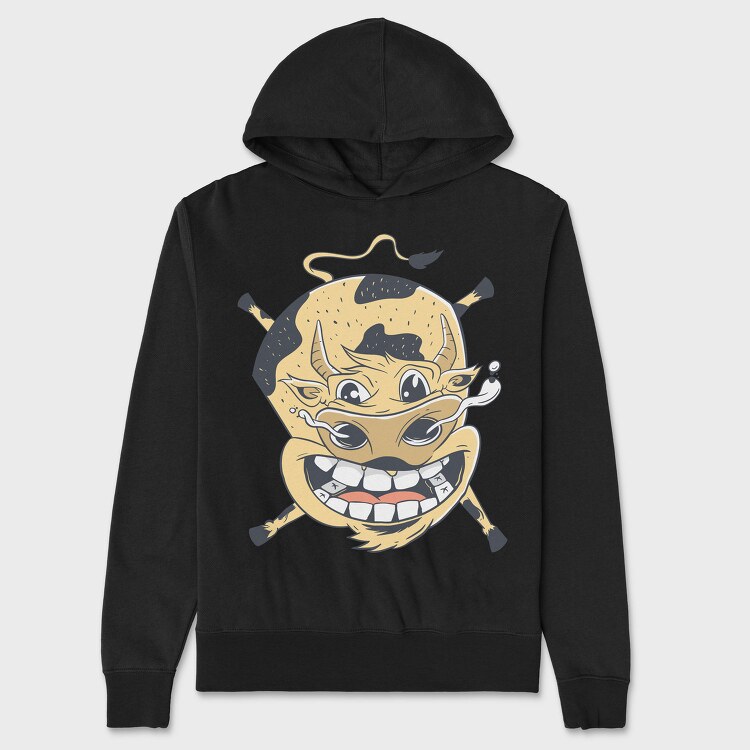 Flying Cow, Hanorac Oversize Barbati (Unisex)