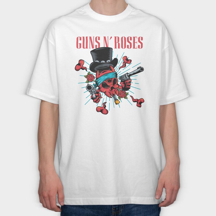 GNR Art3, Tricou Oversize Barbati (Unisex)