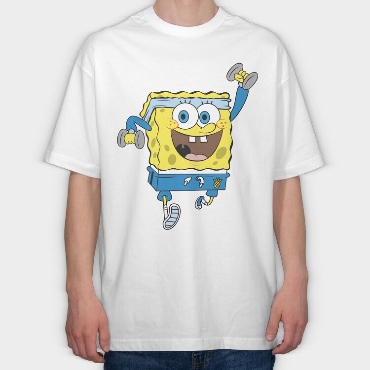 SpongeBob 5, Tricou Oversize Barbati (Unisex)