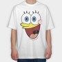 SpongeBob face 16, Tricou Oversize Barbati (Unisex)