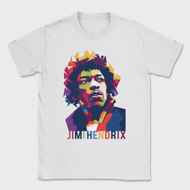 J HENDRIX Art1, Tricou Barbati (Unisex)