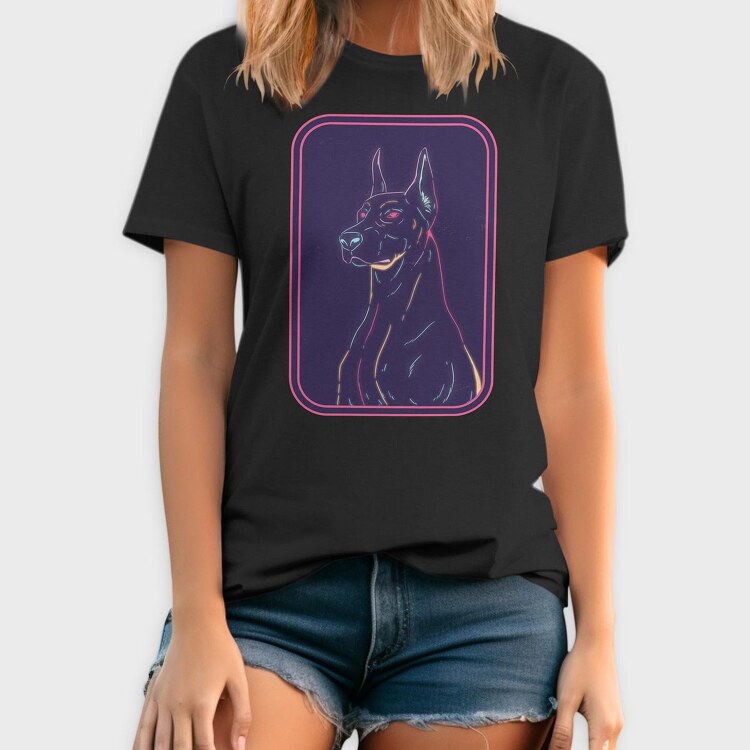 Doberman Dog, Tricou Barbati (Unisex)