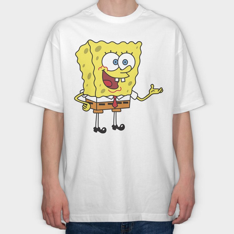 SpongeBob 4, Tricou Oversize Barbati (Unisex)