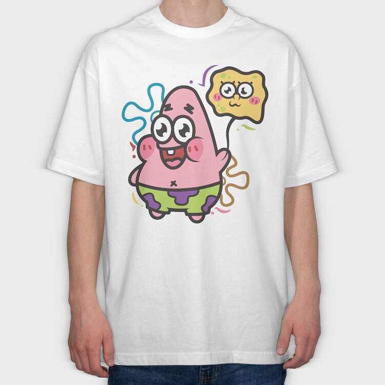 SpongeBob 22, Tricou Oversize Barbati (Unisex)