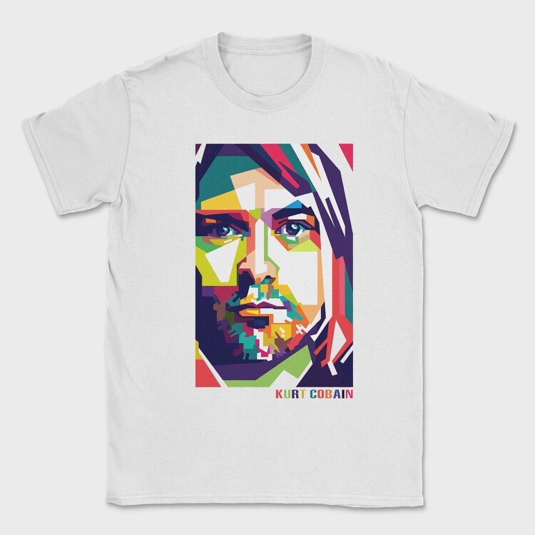 K COBAIN Art1, Tricou Barbati (Unisex)