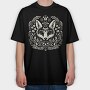 Folksy Fox Lonocut, Tricou Oversize Barbati (Unisex)