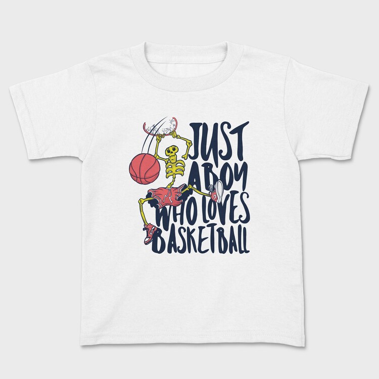 Basketball Skull, Tricou Copii