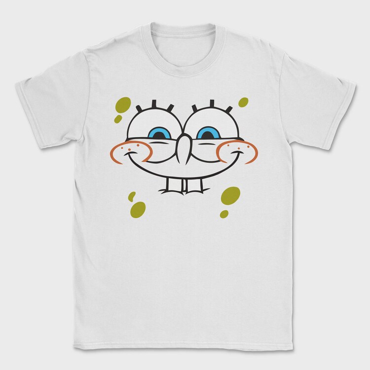 SpongeBob face 2, Tricou Barbati (Unisex)