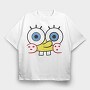 SpongeBob face 17, Tricou Oversize Barbati (Unisex)