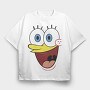 SpongeBob face 16, Tricou Oversize Barbati (Unisex)