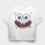 SpongeBob face 15, Tricou Oversize Barbati (Unisex)
