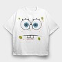 SpongeBob face 13, Tricou Oversize Barbati (Unisex)