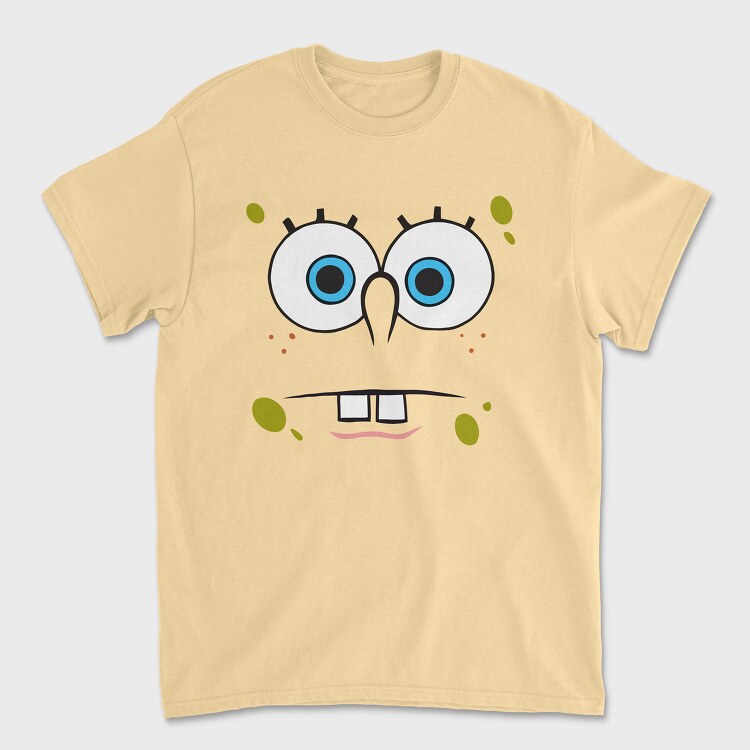 SpongeBob face 13, Tricou Barbati (Unisex)