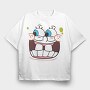 SpongeBob face 11, Tricou Oversize Barbati (Unisex)