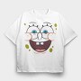 SpongeBob face 10, Tricou Oversize Barbati (Unisex)