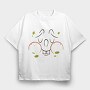 SpongeBob face 1, Tricou Oversize Barbati (Unisex)